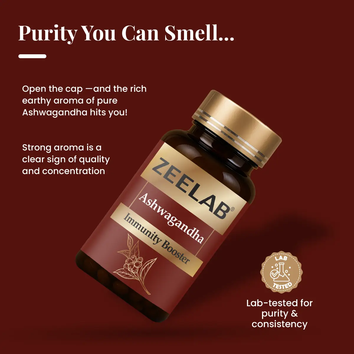 ZEELAB Ashwagandha Immunity and Stamina Booster Capsules